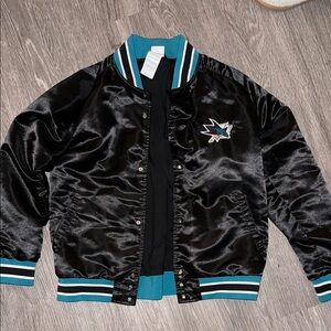 San Jose Sharks Youth Bomber Jacket